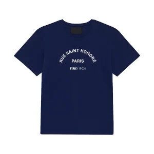FIFA 1904 ARCH GRAPHIC BLUE T-SHIRT - UNISEX