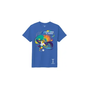 FIFA U-20 WOMEN'S WORLD CUP COLOMBIA 2024? BLUE MASCOT T-SHIRT - YOUTH