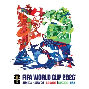 OFFICIAL FIFA WORLD CUP 2026? TOURNAMENT POSTER