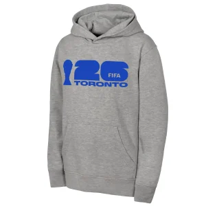 2026 WORLD CUP TORONTO GREY HOODIE - UNISEX