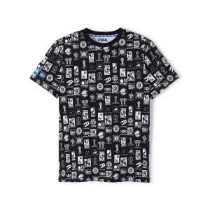 FIFA CLASSICS ESSENTIALS EMBLEMS AOP T-SHIRT - UNISEX